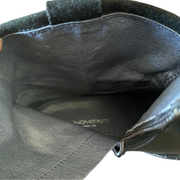 Unity in Diversity Black and Gray Ankle Boots - Picture 8 of 11